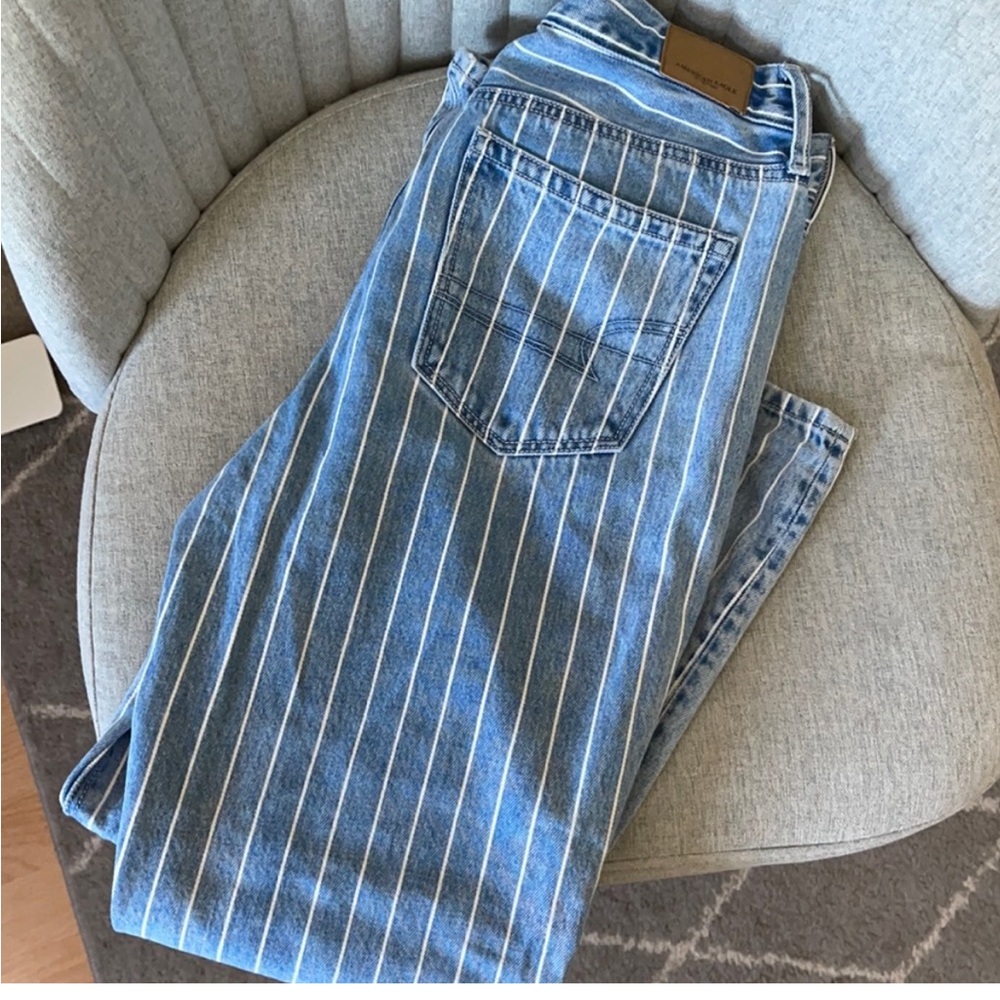 American Eagle Striped Mom Jeans - Picture 6 of 7